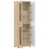 Highboard z półką z drzwiami FLORIN Dąb Sonoma 60 x 35 x 182 cm