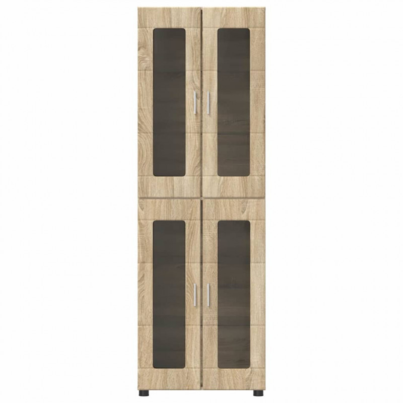 Highboard z półką z drzwiami FLORIN Dąb Sonoma 60 x 35 x 182 cm