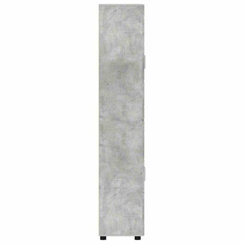 Highboard z półką FLORIN Betonowy szary 60 x 35 x 182 cm