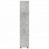 Highboard z półką FLORIN Betonowy szary 60 x 35 x 182 cm