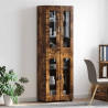 Highboard z półką FLORIN Dąb wędzony 60 x 35 x 182 cm