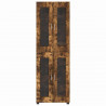Highboard z półką FLORIN Dąb wędzony 60 x 35 x 182 cm