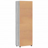 Highboard z półką FLORIN Szary Sonoma 60 x 35 x 182 cm