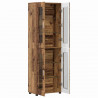 Highboard z półką FLORIN Stare drewno 60 x 35 x 182 cm