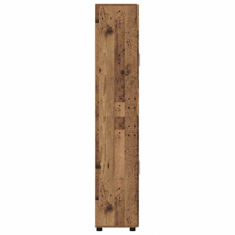 Highboard z półką FLORIN Stare drewno 60 x 35 x 182 cm