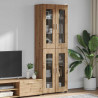 Highboard z półką FLORIN Dąb rzemieślniczy 60 x 35 x 182 cm