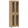 Highboard z półką FLORIN Dąb rzemieślniczy 60 x 35 x 182 cm