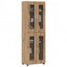 Highboard z półką FLORIN Dąb rzemieślniczy 60 x 35 x 182 cm