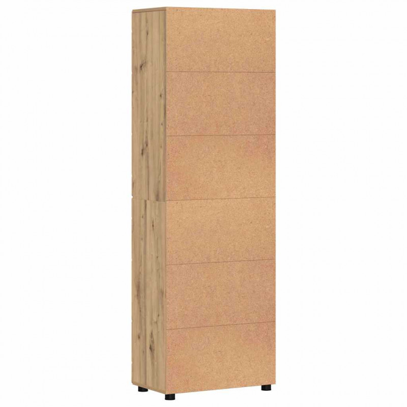 Highboard z półką FLORIN Dąb rzemieślniczy 60 x 35 x 182 cm