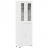 Highboard FLORIN Biały 60 x 35 x 182 cm Materiał drewnopochodny