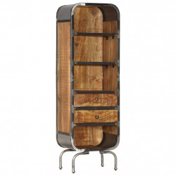 Szafka, 40x30x126 cm, lite drewno mango