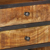 Szafka, 40x30x126 cm, lite drewno mango