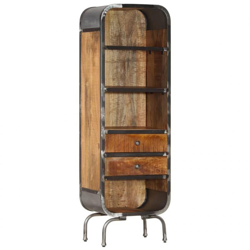 Szafka, 40x30x126 cm, lite drewno mango