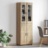 Highboard z półką z drzwiami FLORIN Dąb Sonoma 60 x 35 x 182 cm
