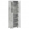 Highboard z półką FLORIN Betonowy szary 60 x 35 x 182 cm