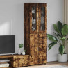 Highboard z półką FLORIN Dąb wędzony 60 x 35 x 182 cm