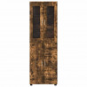Highboard z półką FLORIN Dąb wędzony 60 x 35 x 182 cm