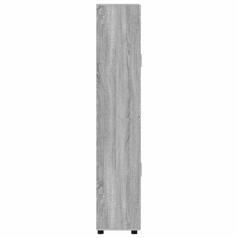 Highboard z półką FLORIN Szary Sonoma 60 x 35 x 182 cm