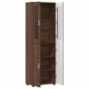 Highboard z półką FLORIN Brązowy dąb 60 x 35 x 182 cm