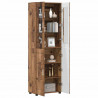Highboard z półką FLORIN Stare drewno 60 x 35 x 182 cm