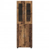 Highboard z półką FLORIN Stare drewno 60 x 35 x 182 cm