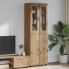 Highboard z półką FLORIN Dąb rzemieślniczy 60 x 35 x 182 cm