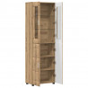 Highboard z półką FLORIN Dąb rzemieślniczy 60 x 35 x 182 cm