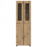 Highboard z półką FLORIN Dąb rzemieślniczy 60 x 35 x 182 cm