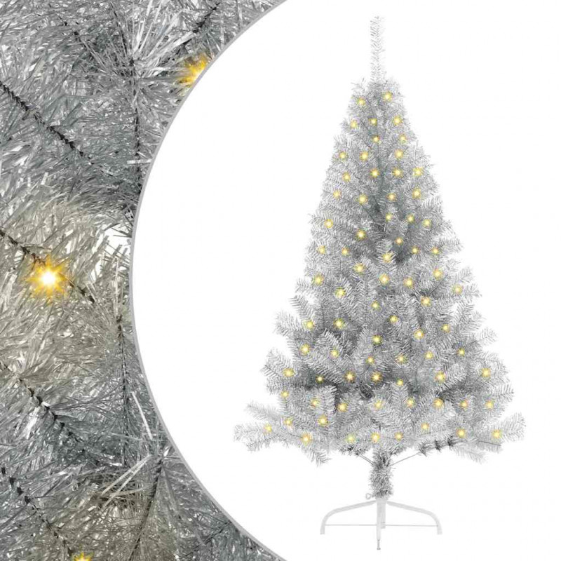 Sztuczna choinka z oświetleniem na Boże Narodzenie 150 cm PET