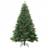 Sztuczna choinka z 300 diodami LED Zielony 210 cm PE i PVC