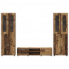Zestaw szafek RTV FLORIN Stare drewno Materiał drewnopochodny
