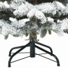 Sztuczna choinka z 150 diodami LED Biały 150 cm PE i PVC