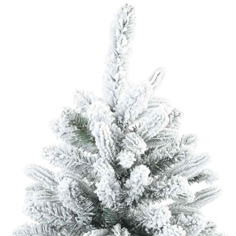 Sztuczna choinka z 150 diodami LED Biały 150 cm PE i PVC