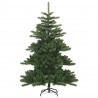 Sztuczna choinka z zawiasami Zielony 150 cm PVC i stal