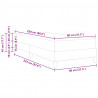 Łóżko sprężynowe z materacem Ciemnoszary 80 x 220 cm tkanina