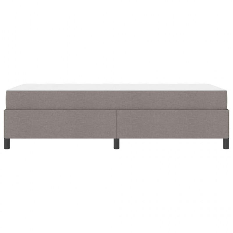 Łóżko sprężynowe Ciemnoszary 90 x 200 cm tkanina