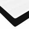 Łóżko sprężynowe z materacem Czarny 180 x 200 cm tkanina