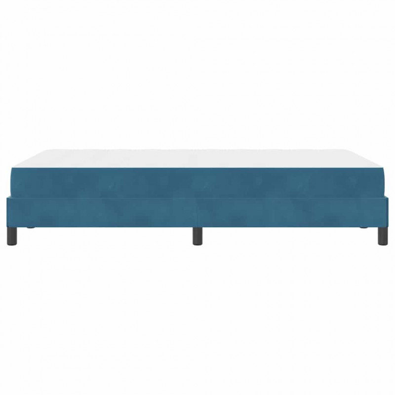 Łóżko sprężynowe Ciemnoniebieski 120 x 200 cm tkanina
