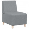 Modułowa sofa bez podłokietników 2 pcs Jasnoszary