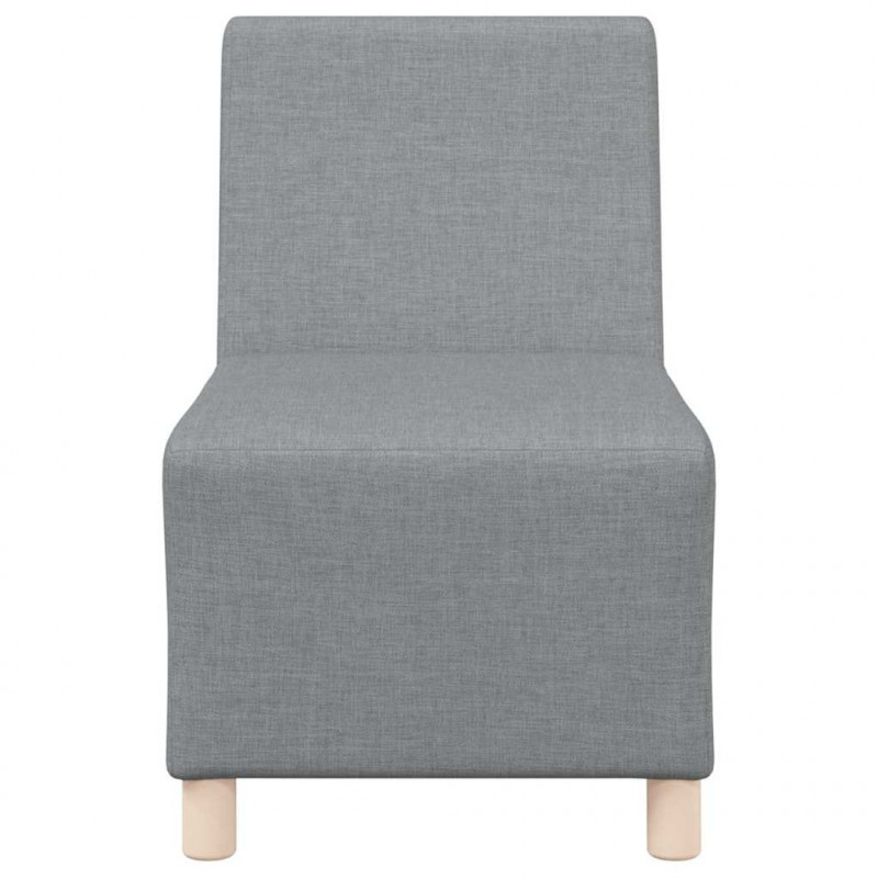 Modułowa sofa bez podłokietników 2 pcs Jasnoszary