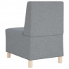 Modułowa sofa bez podłokietników 2 pcs Jasnoszary