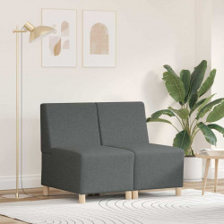 Modułowa sofa bez podłokietników 2 pcs Ciemnoszary