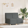 Modułowa sofa bez podłokietników 2 pcs Ciemnoszary