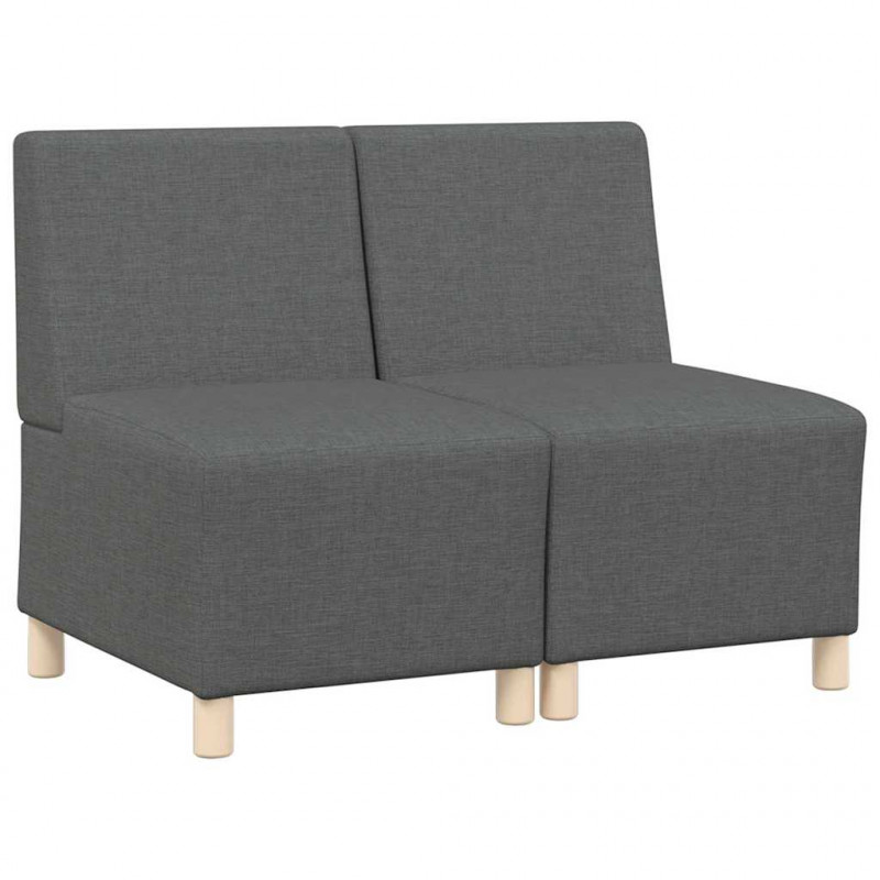 Modułowa sofa bez podłokietników 2 pcs Ciemnoszary