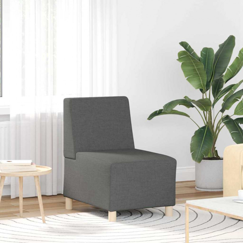 Modułowa sofa bez podłokietników 2 pcs Ciemnoszary