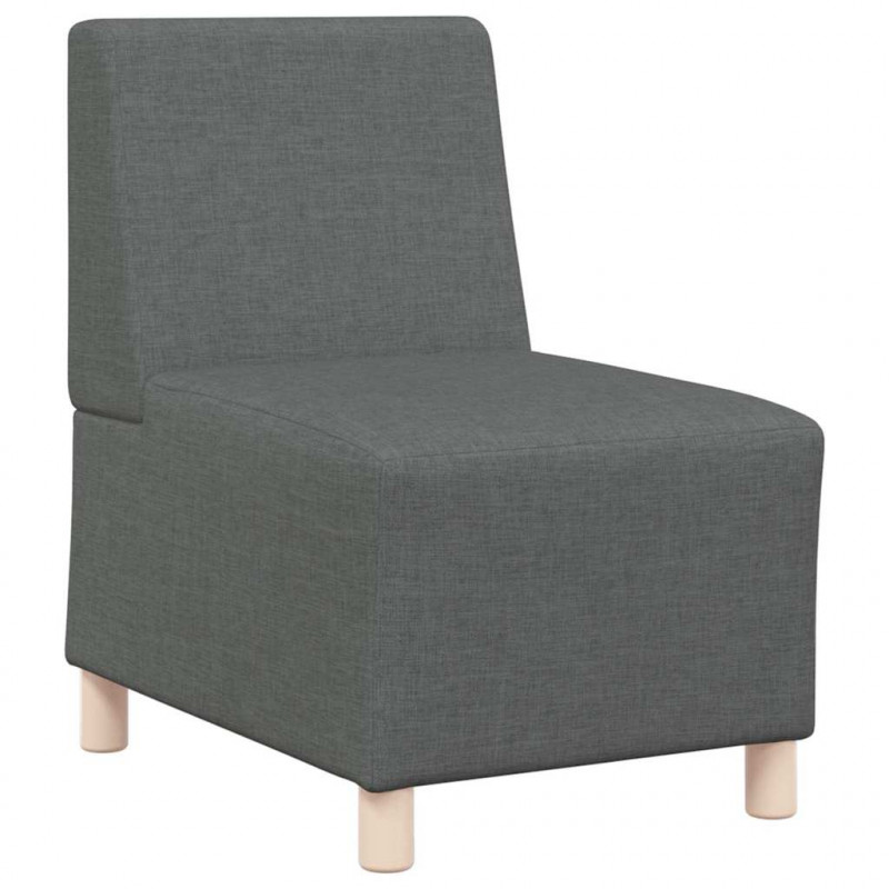Modułowa sofa bez podłokietników 2 pcs Ciemnoszary