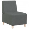 Modułowa sofa bez podłokietników 2 pcs Ciemnoszary