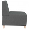 Modułowa sofa bez podłokietników 2 pcs Ciemnoszary