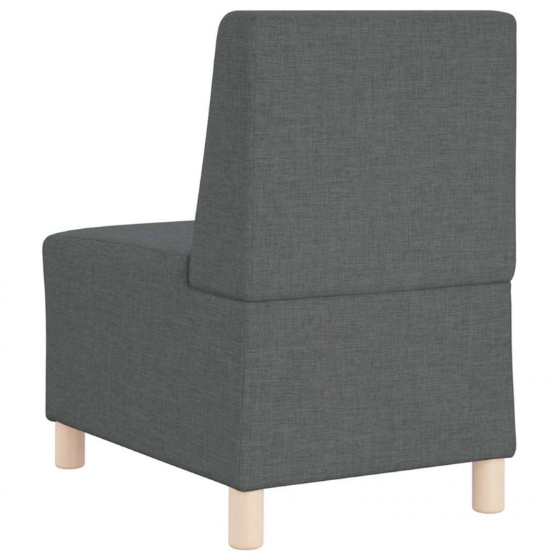 Modułowa sofa bez podłokietników 2 pcs Ciemnoszary
