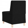 Modułowa sofa bez podłokietników 2 pcs Czarny 55 x 74 x 82 cm